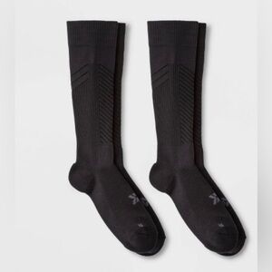 NWT  All in Motion™ Men's Compression Over The Calf Socks 2pk Black 6-12